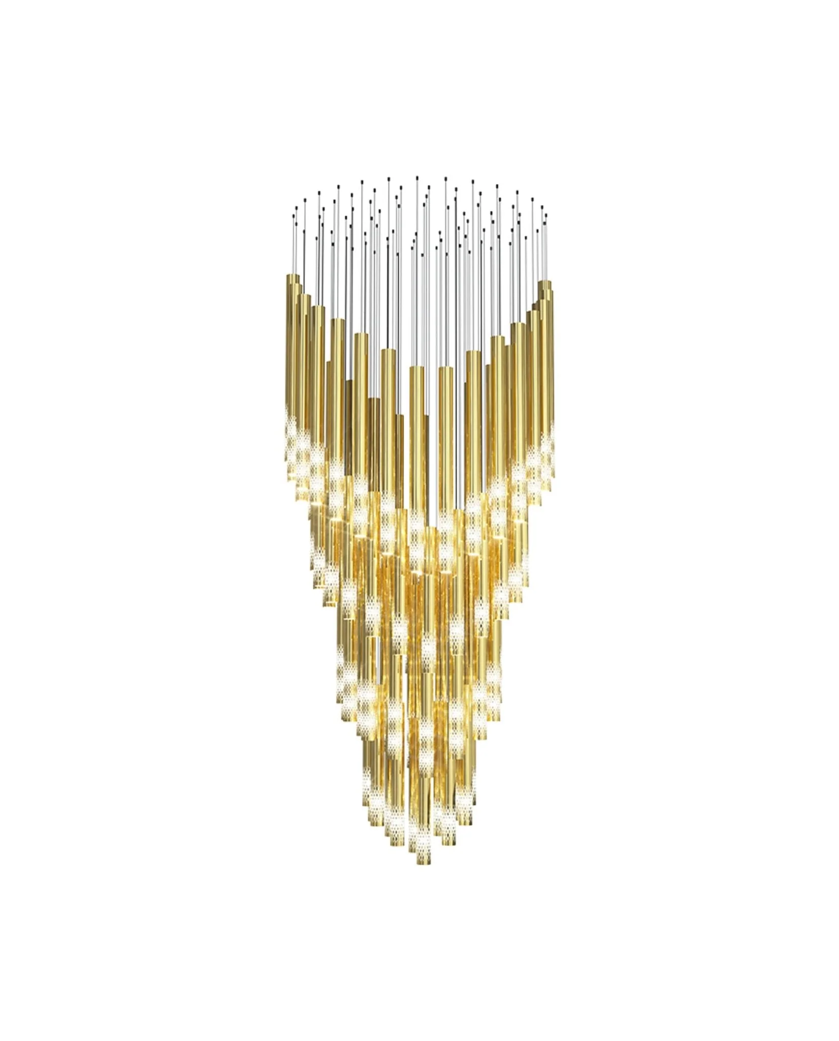 Galaxy Symphony Orchestra Meteor Shower Crystal Spiral Chandelier - Image 43
