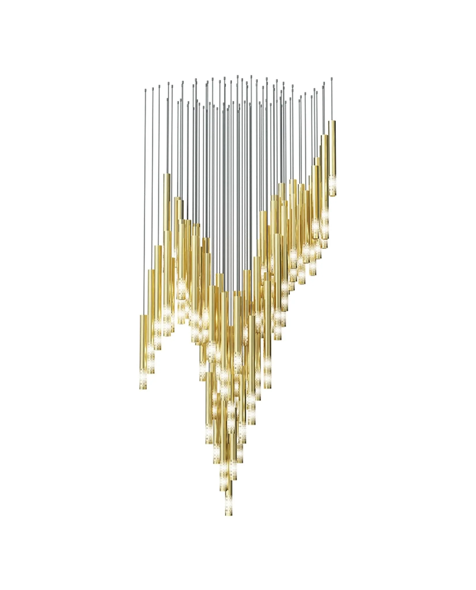 Galaxy Symphony Orchestra Meteor Shower Crystal Spiral Chandelier - Image 44