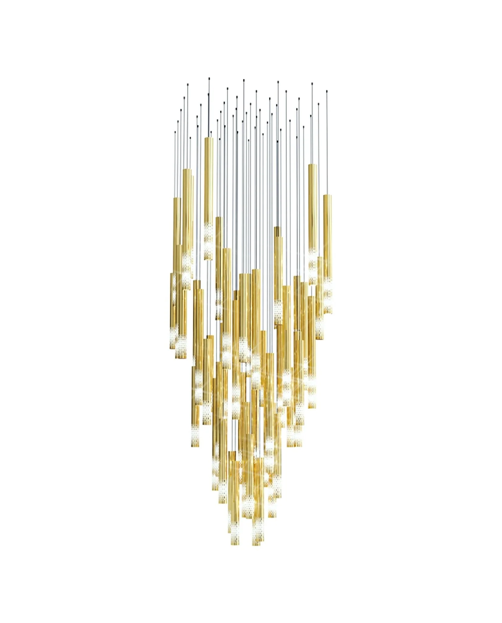 Galaxy Symphony Orchestra Meteor Shower Crystal Spiral Chandelier - Image 45
