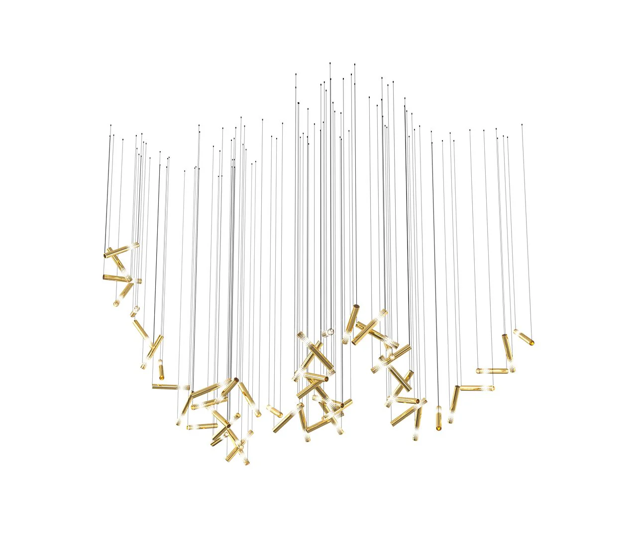 Galaxy Symphony Orchestra Meteor Shower Crystal Spiral Chandelier - Image 50