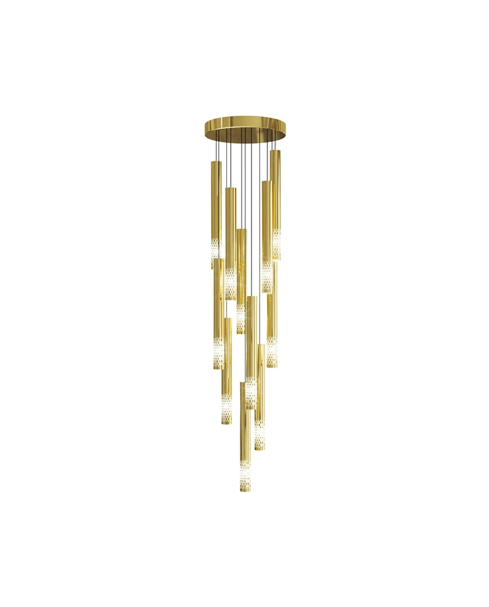 Galaxy Symphony Orchestra Meteor Shower Crystal Spiral Chandelier - Image 53