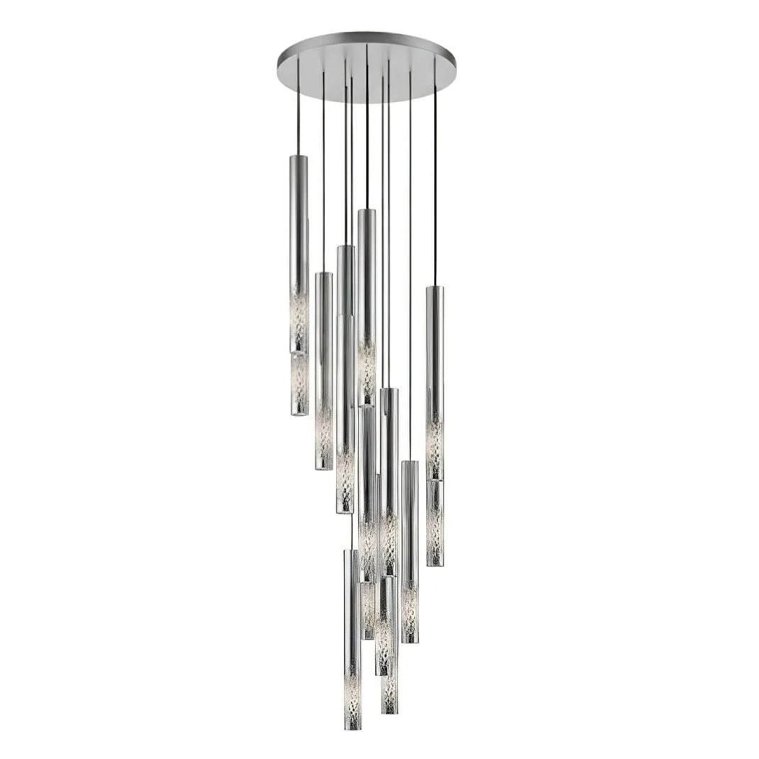 Galaxy Symphony Orchestra Meteor Shower Crystal Spiral Chandelier - Image 55