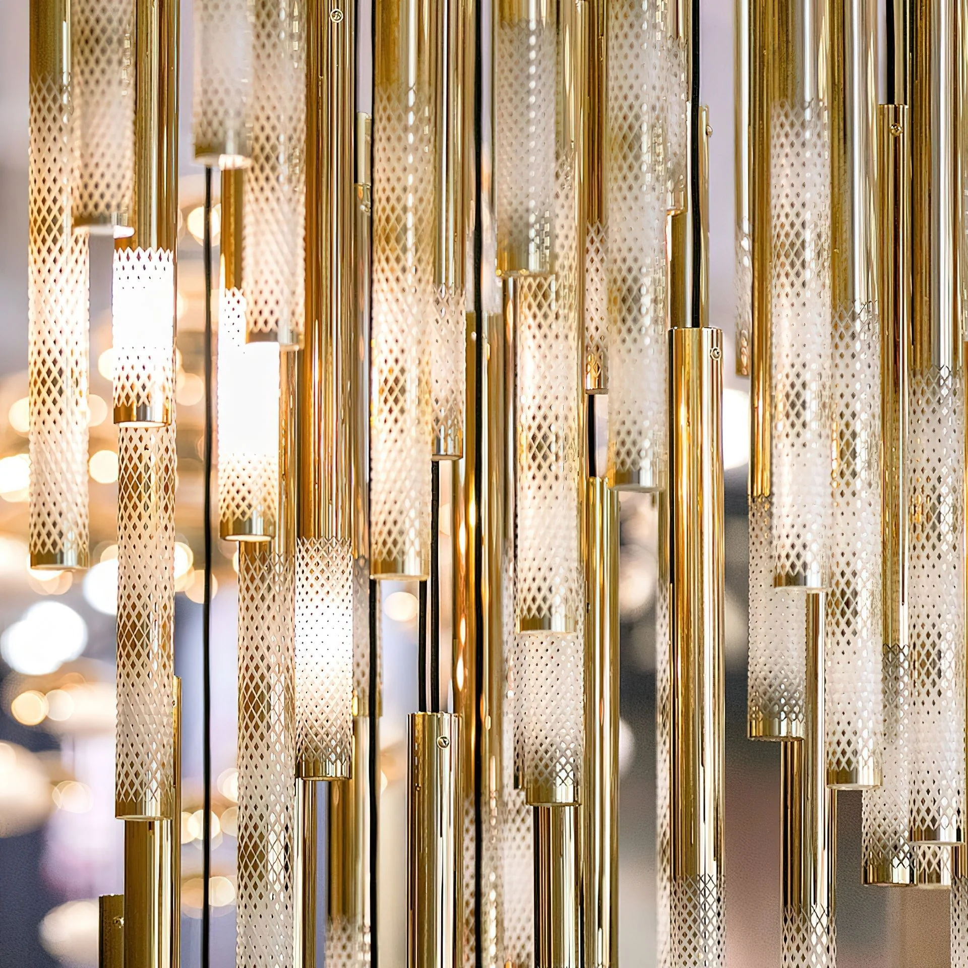 Galaxy Symphony Orchestra Meteor Shower Crystal Spiral Chandelier - Image 9