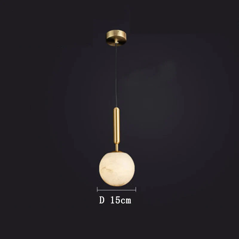Tamika Modern Alabaster Kitchen Island Pendant - Image 3