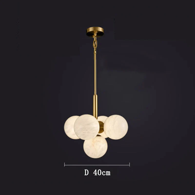 Tamika Modern Alabaster Kitchen Island Pendant - Image 4