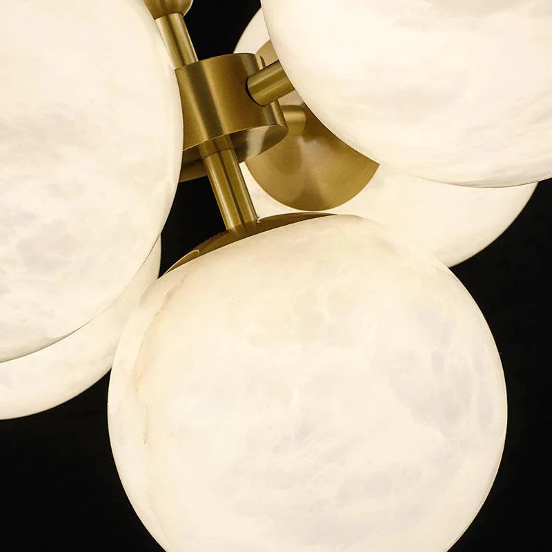 Tamika Modern Alabaster Kitchen Island Pendant - Image 5