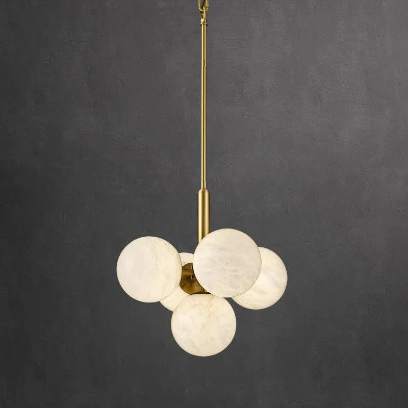 Tamika Modern Alabaster Kitchen Island Pendant - Image 6
