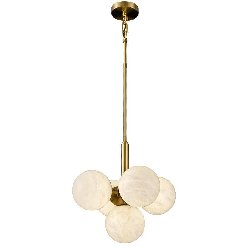 Tamika Modern Alabaster Kitchen Island Pendant - Image 7