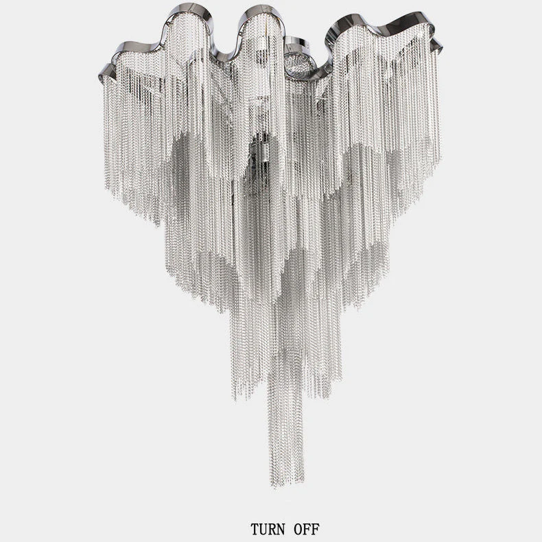 Tassel Aluminum Chain Ceiling Lighting - Image 6