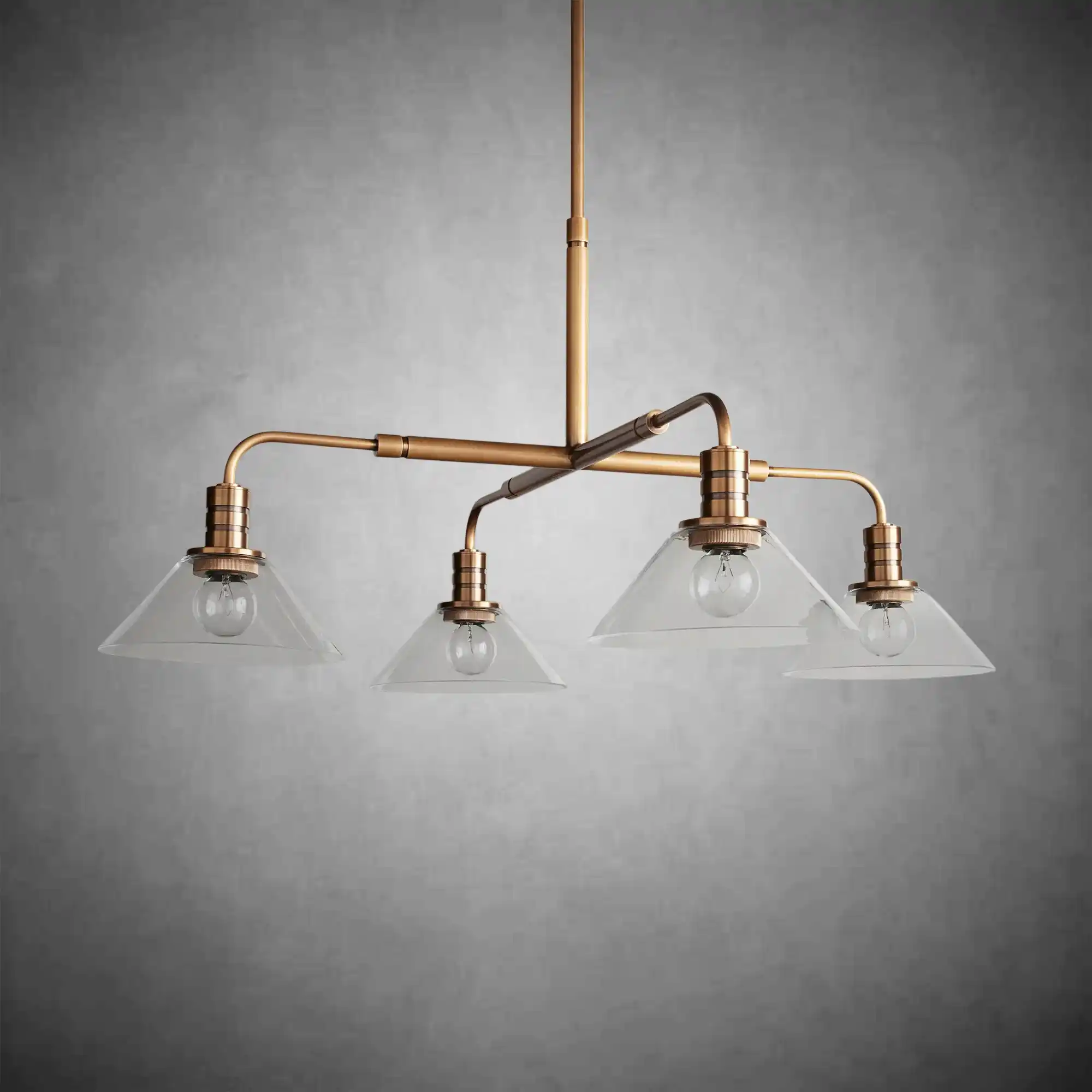 Theron Glass Round Chandelier 30'' 52'' - Image 3