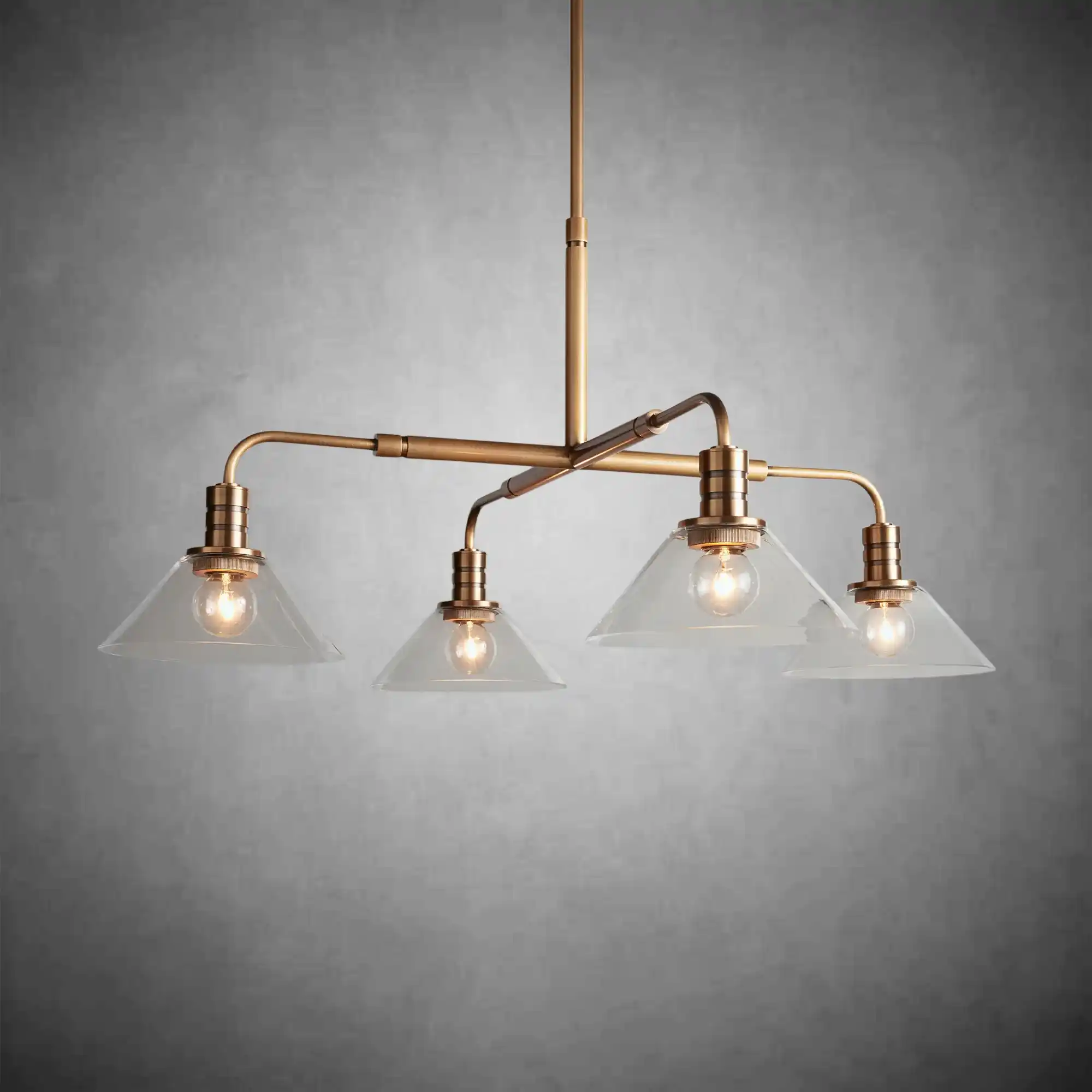 Theron Glass Round Chandelier 30'' 52'' - Image 4
