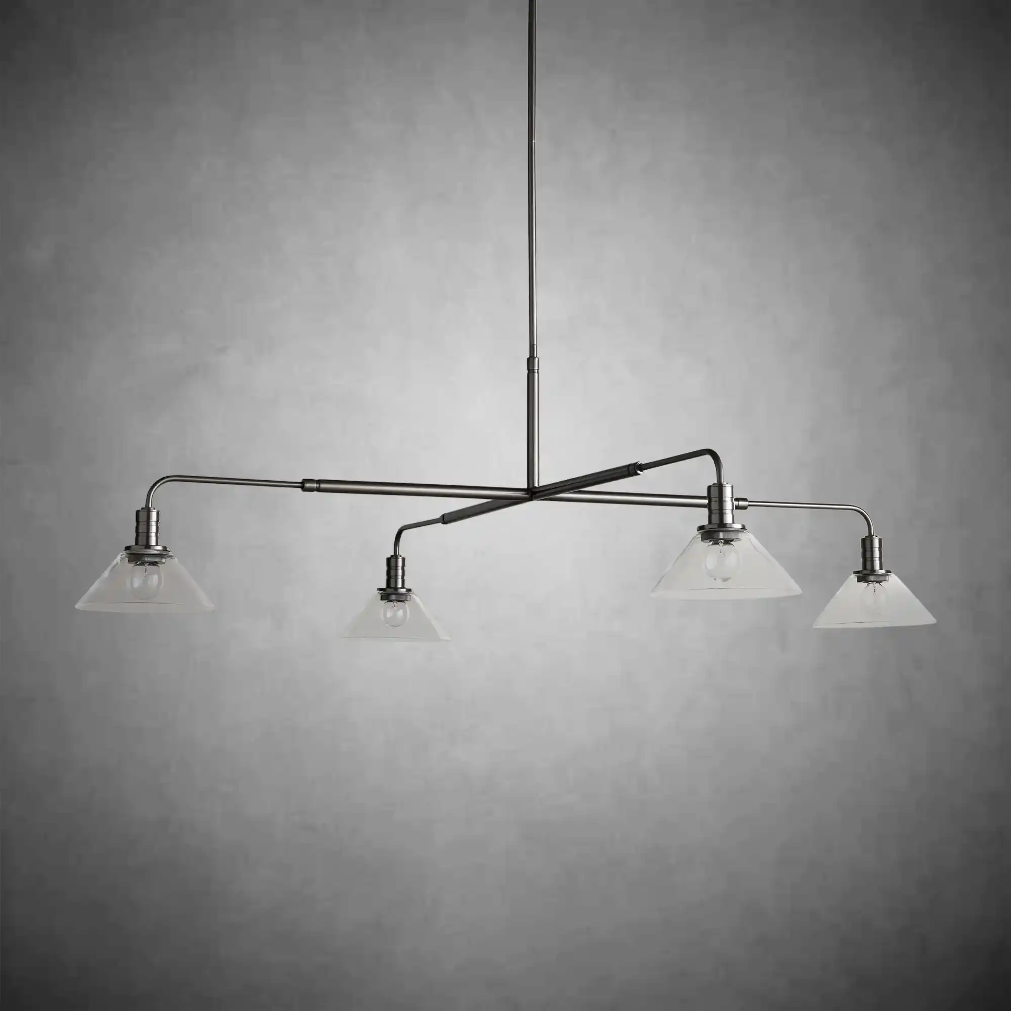 Theron Glass Round Chandelier 30'' 52'' - Image 7