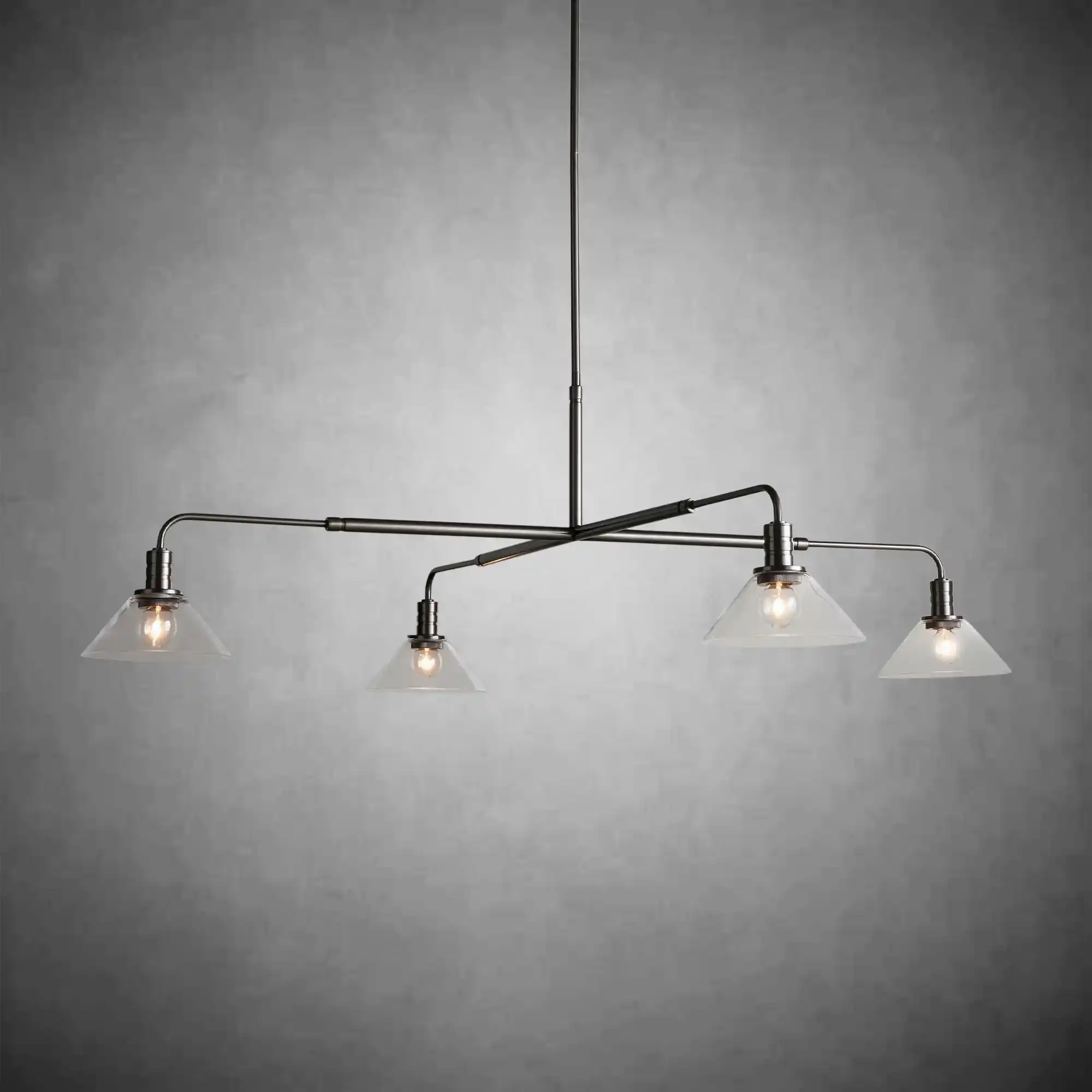 Theron Glass Round Chandelier 30'' 52'' - Image 8