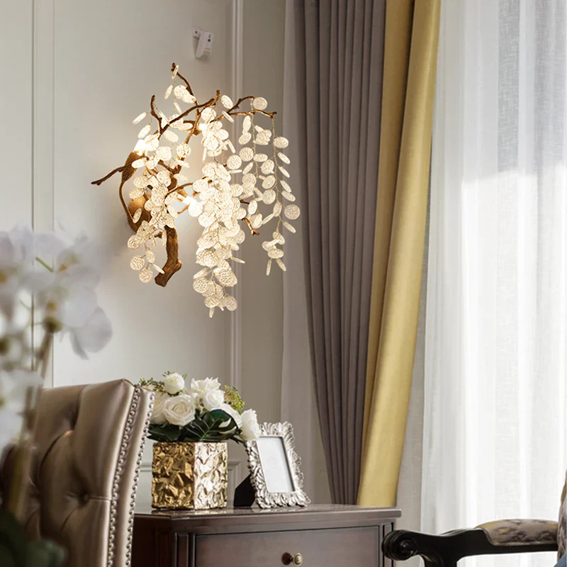 Thirza Branch Crystal Wall Sconce - Image 3