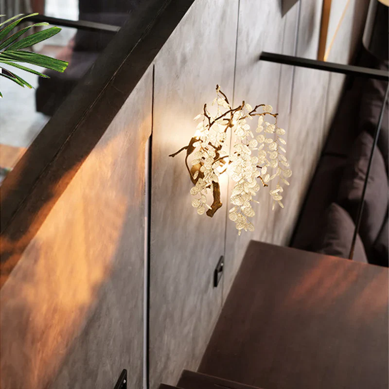 Thirza Branch Crystal Wall Sconce - Image 4