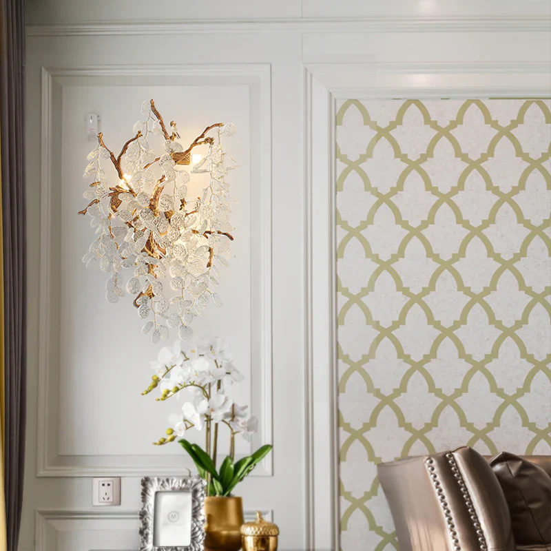 Thirza Branch Crystal Wall Sconce - Image 6