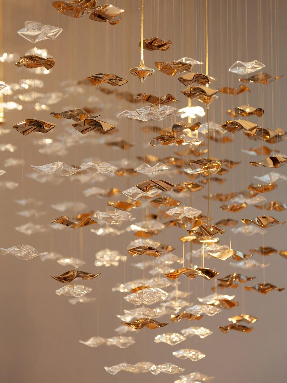 Tidal Art Glass Chandelier - Image 12