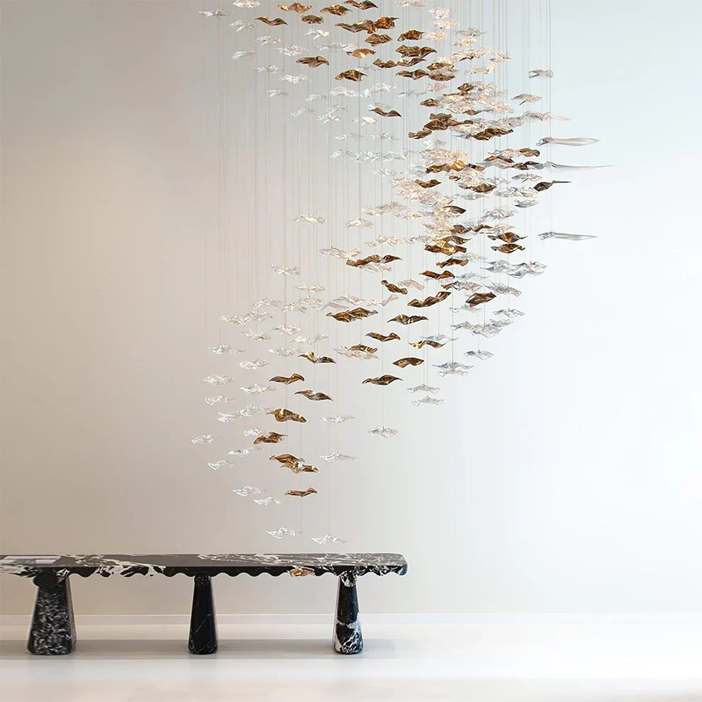 Tidal Art Glass Chandelier - Image 7