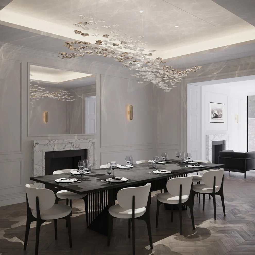 Tidal Art Glass Chandelier - Image 9