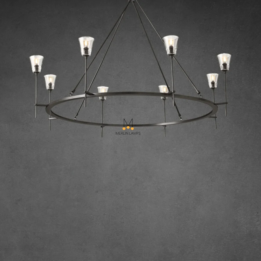 Torche Round Chandelier 58″ - Image 3