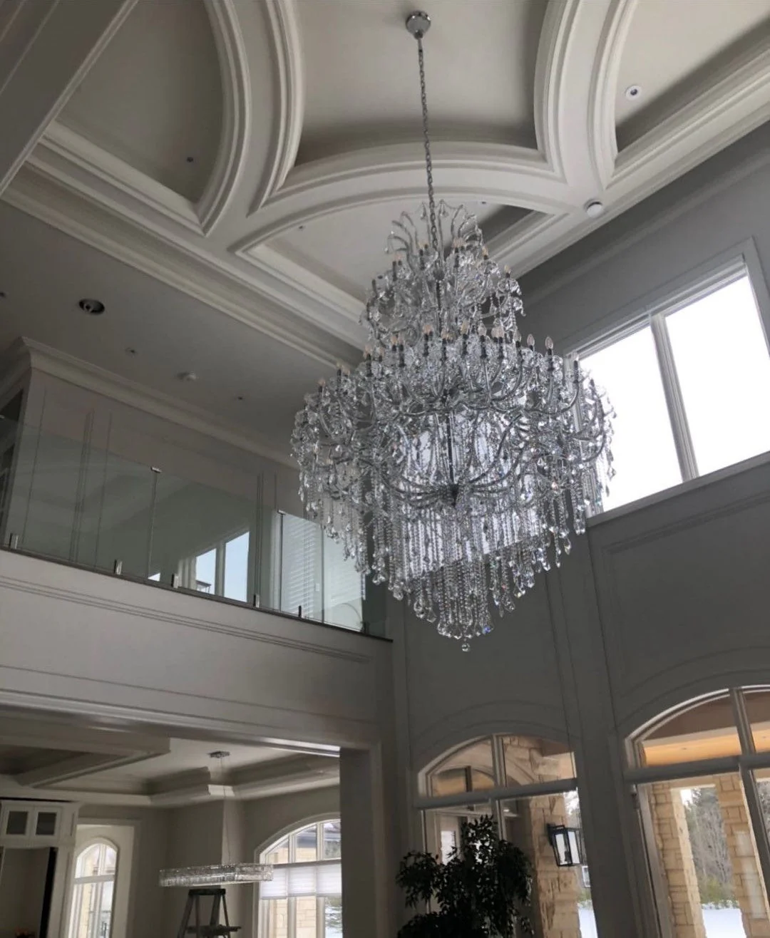 Traditional Candle Crystal Chandelier for Staircase/Foyer/Living Room/Villa - Image 10