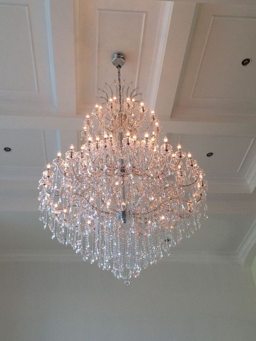 Traditional Candle Crystal Chandelier for Staircase/Foyer/Living Room/Villa - Image 20
