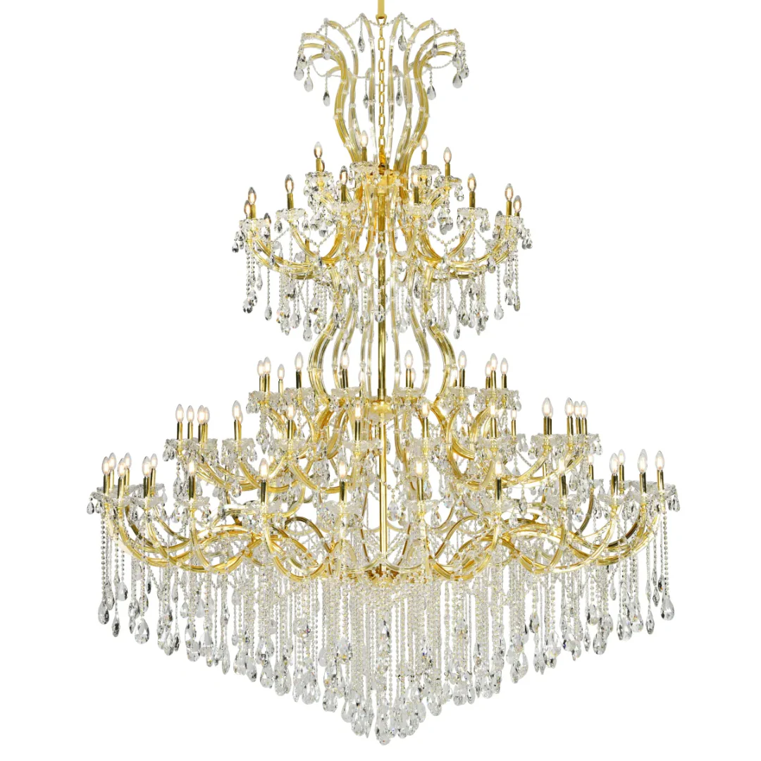 Traditional Candle Crystal Chandelier for Staircase/Foyer/Living Room/Villa - Image 23