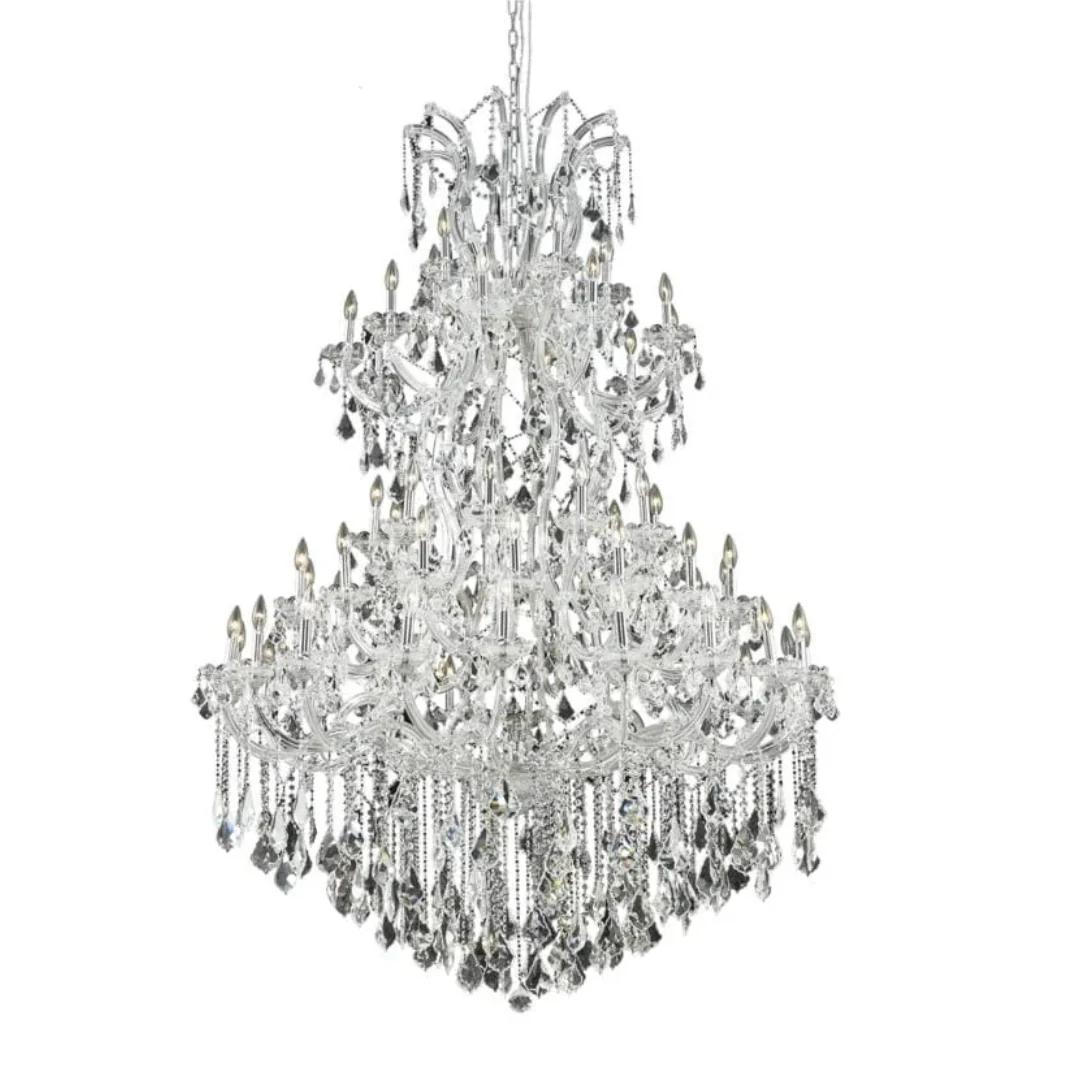 Traditional Candle Crystal Chandelier for Staircase/Foyer/Living Room/Villa - Image 24