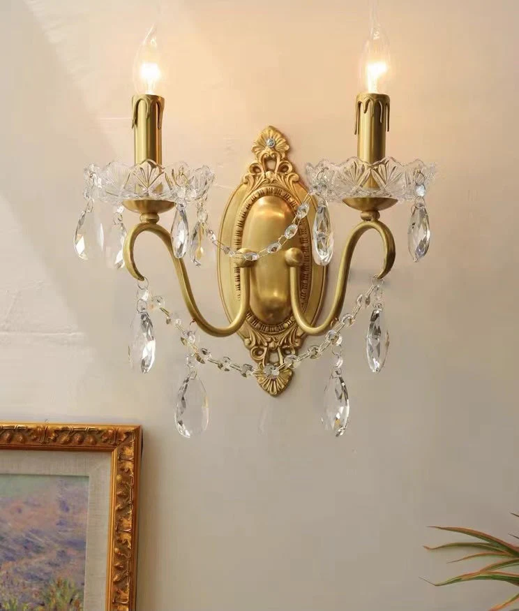 Traditional French Modern Candle Chandelier For Living Room Bedroom - Image 5