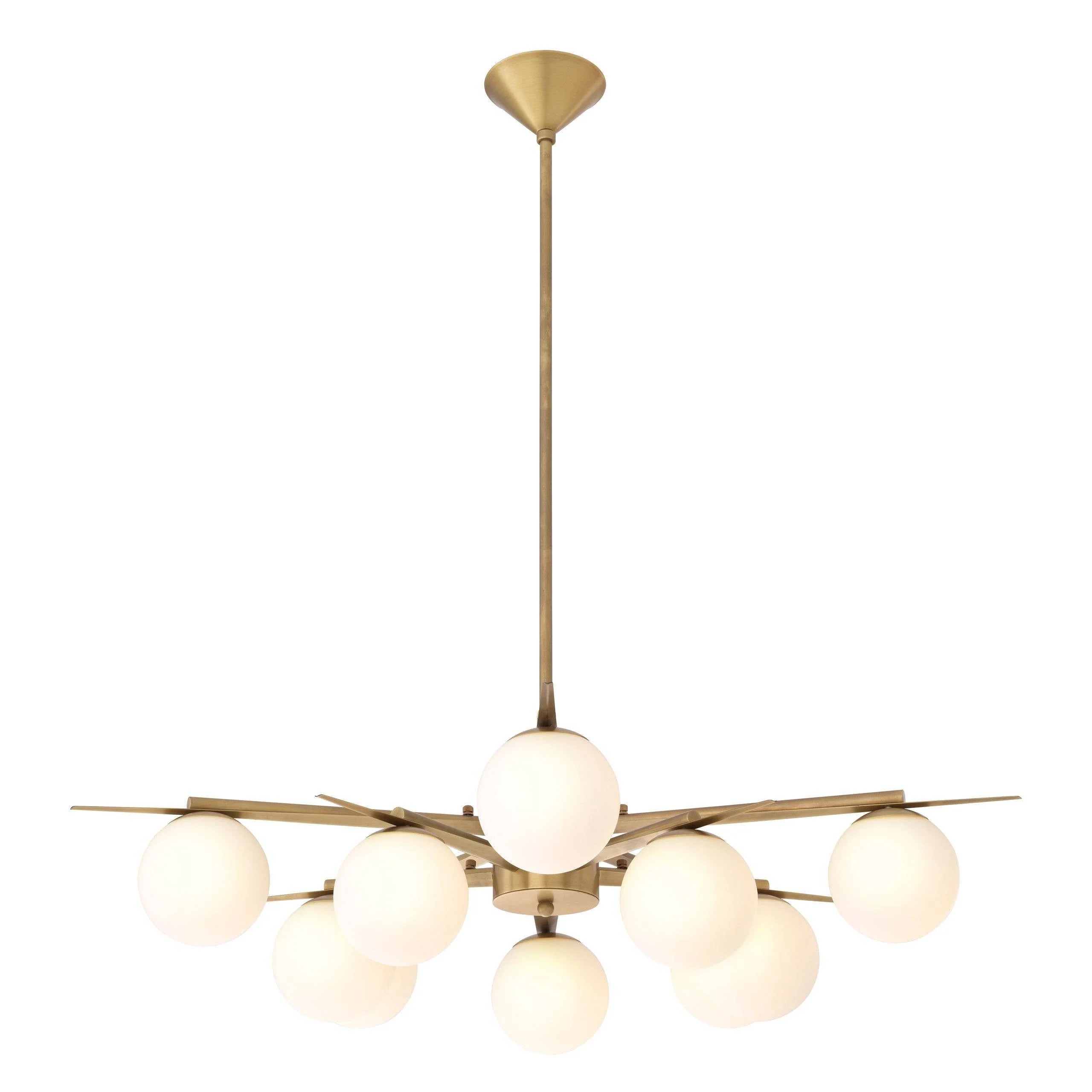 Venezia Modern Brass Chandelier - Image 2
