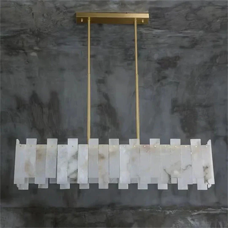 Alabaster Linear Chandelier - Image 4
