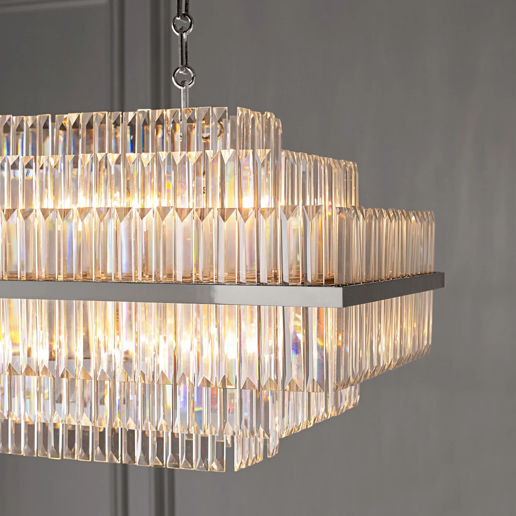 Vienna Linear Crystal Chandelier - Image 3