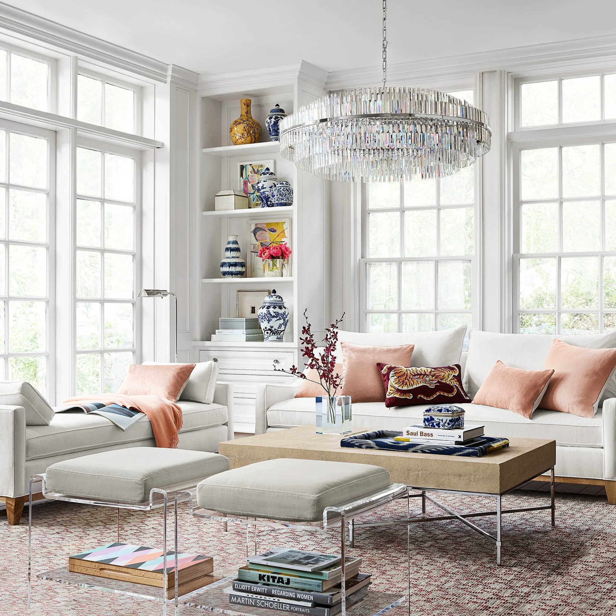 Vienna Round Crystal Chandelier 22"/48" - Image 2