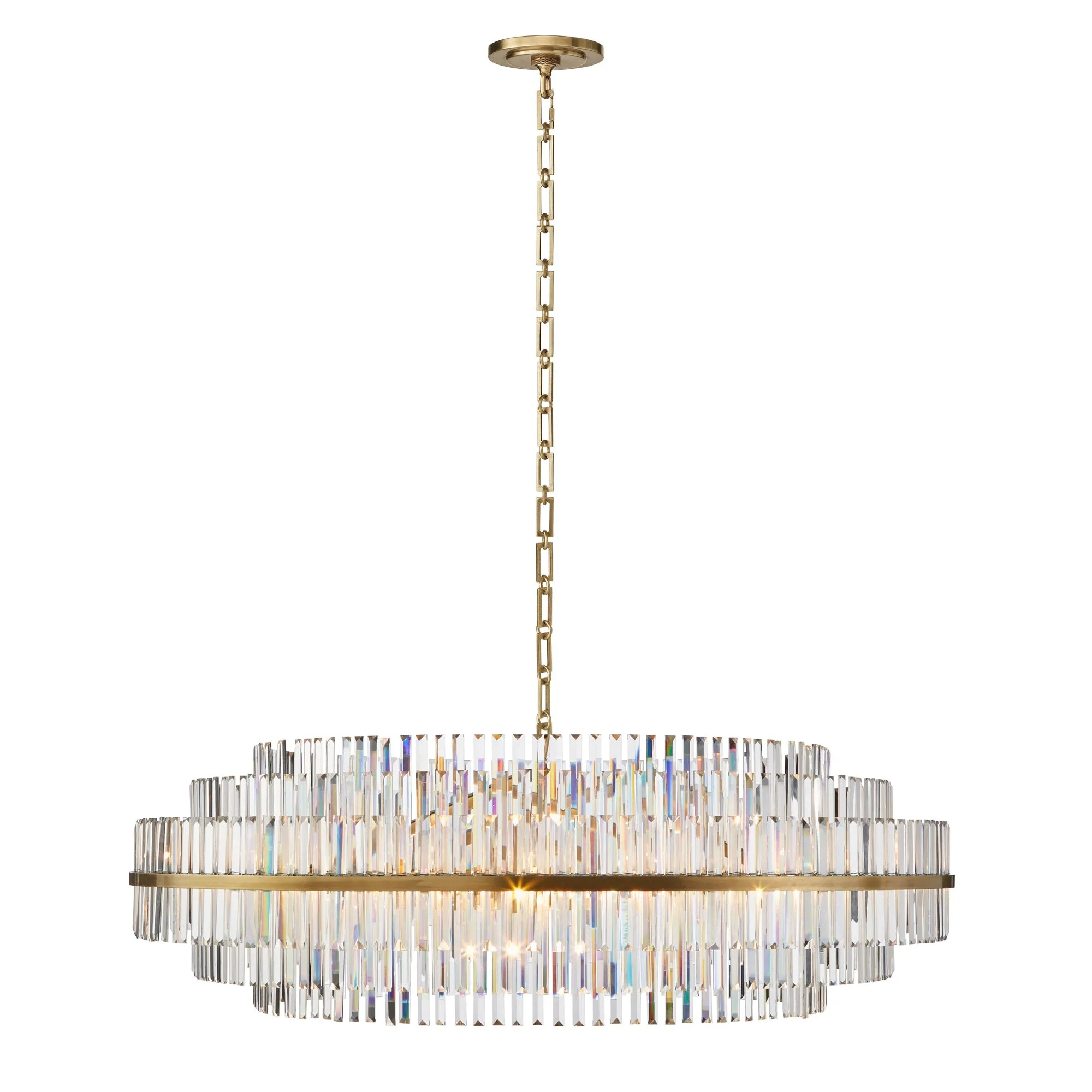 Vienna Round Crystal Chandelier 22"/48" - Image 3
