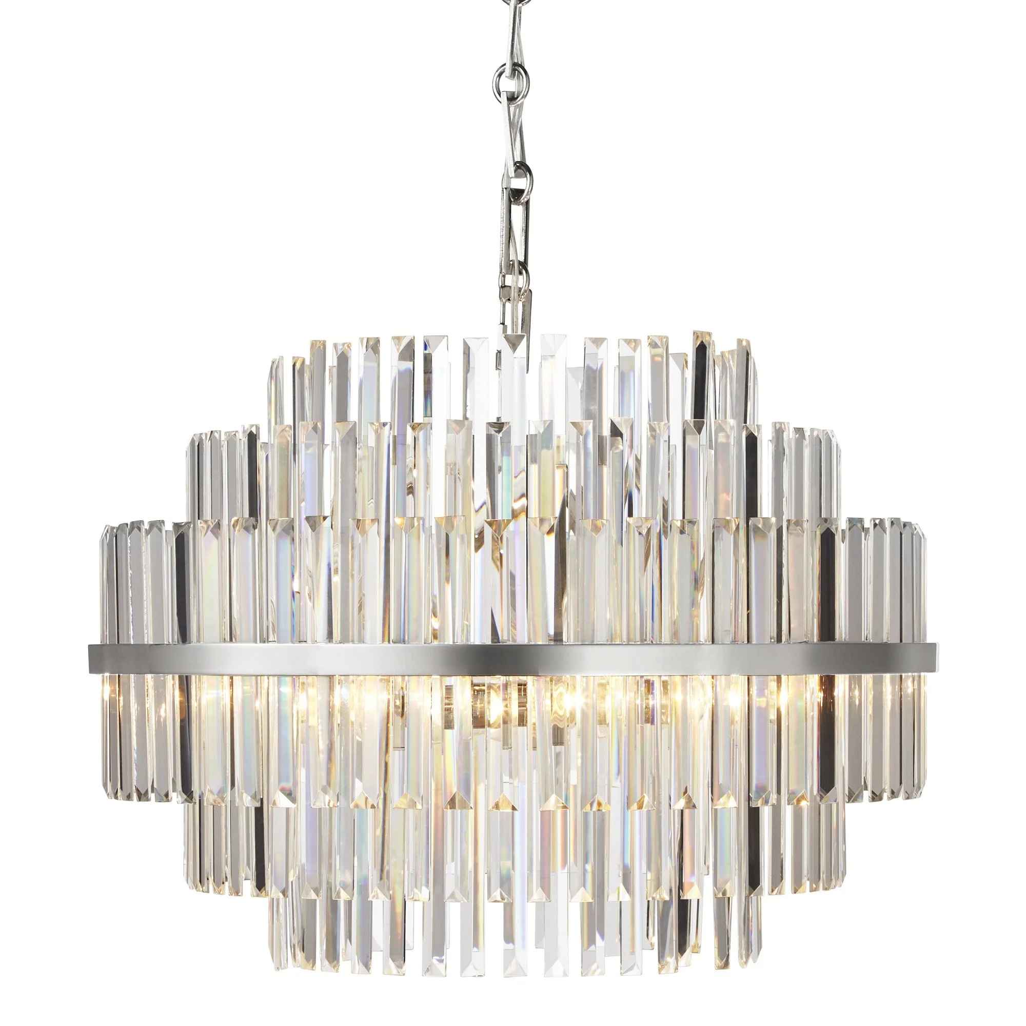 Vienna Round Crystal Chandelier 22"/48" - Image 6