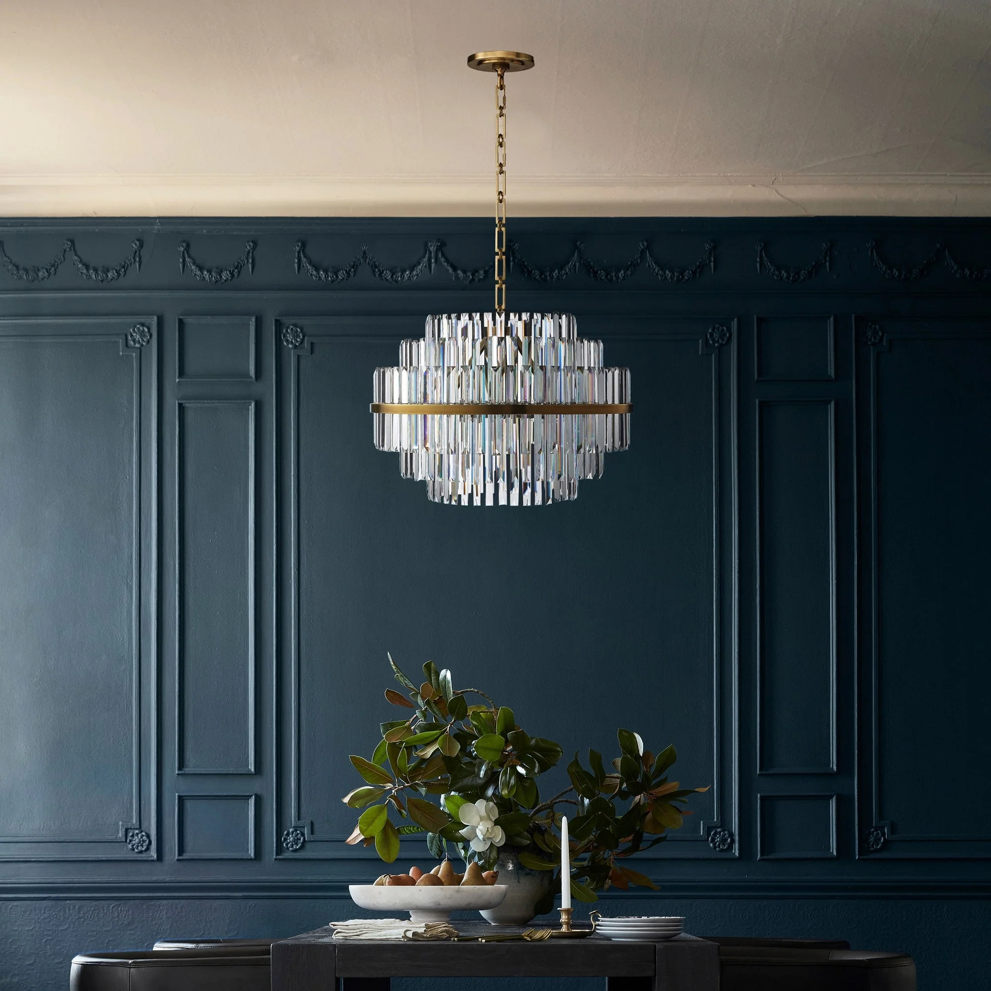 Vienna Round Crystal Chandelier 22"/48" - Image 7