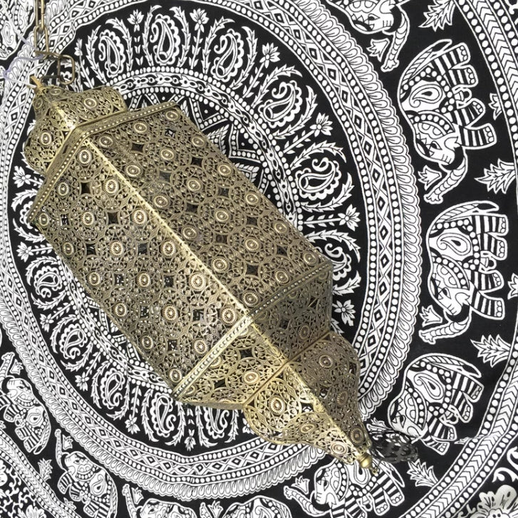 Vintage Characteristic Moroccan Hollow Carved Handmade Pendant Chandelier for Bedroom/Dining Room/Cafe/Hotel/Bar B&B - Image 4