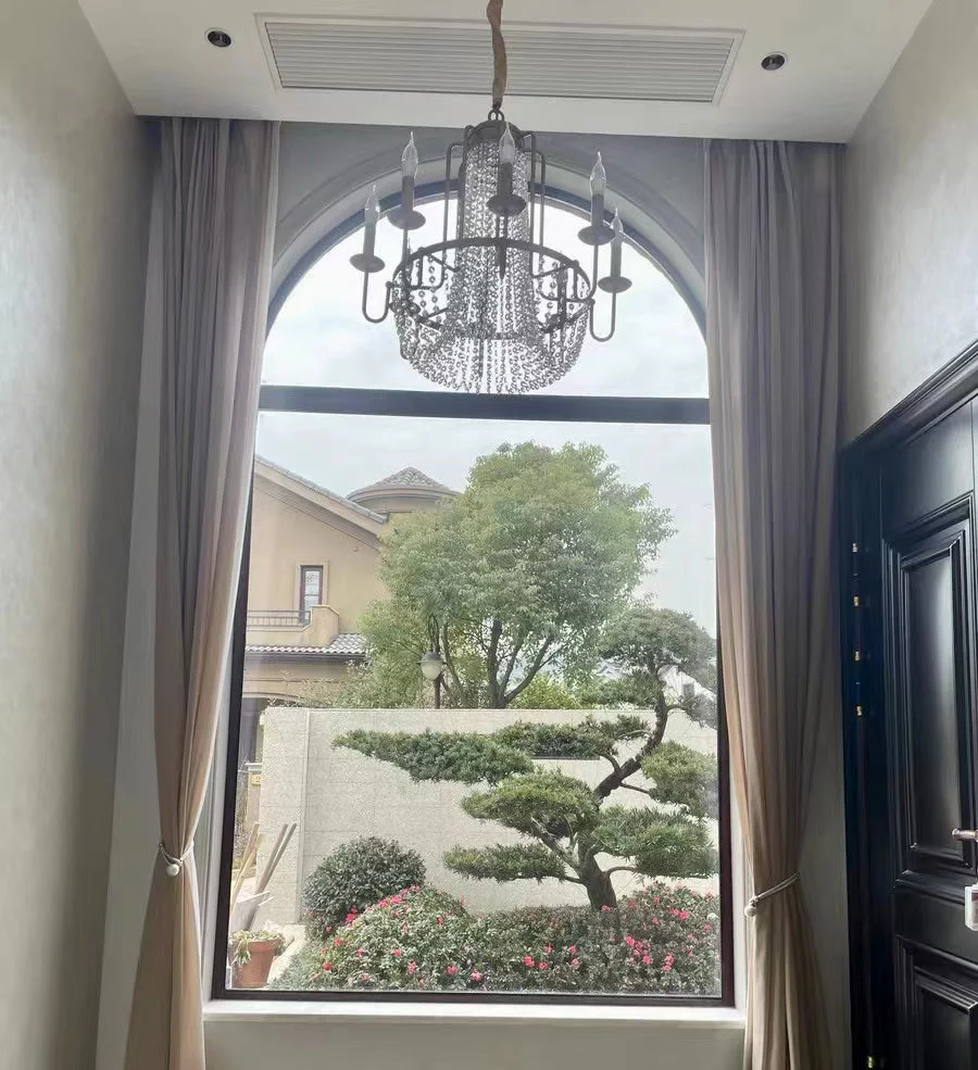 Vintage Crystal Pendant Candle Light in Antique Gold Finish Chandelier for Living Room/Bedroom - Image 5