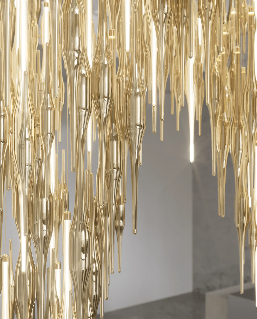 Vitara Meteor Shower Crystal Spiral Chandelier - Image 4