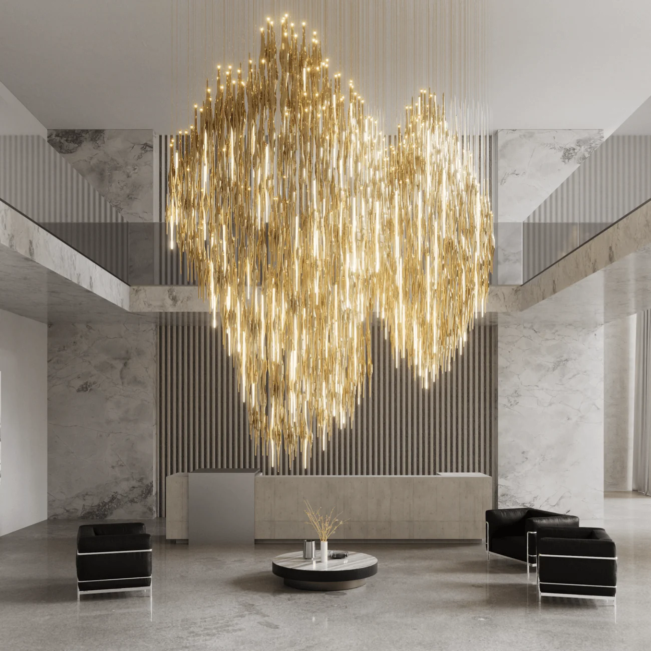 Vitara Meteor Shower Crystal Spiral Chandelier - Image 5