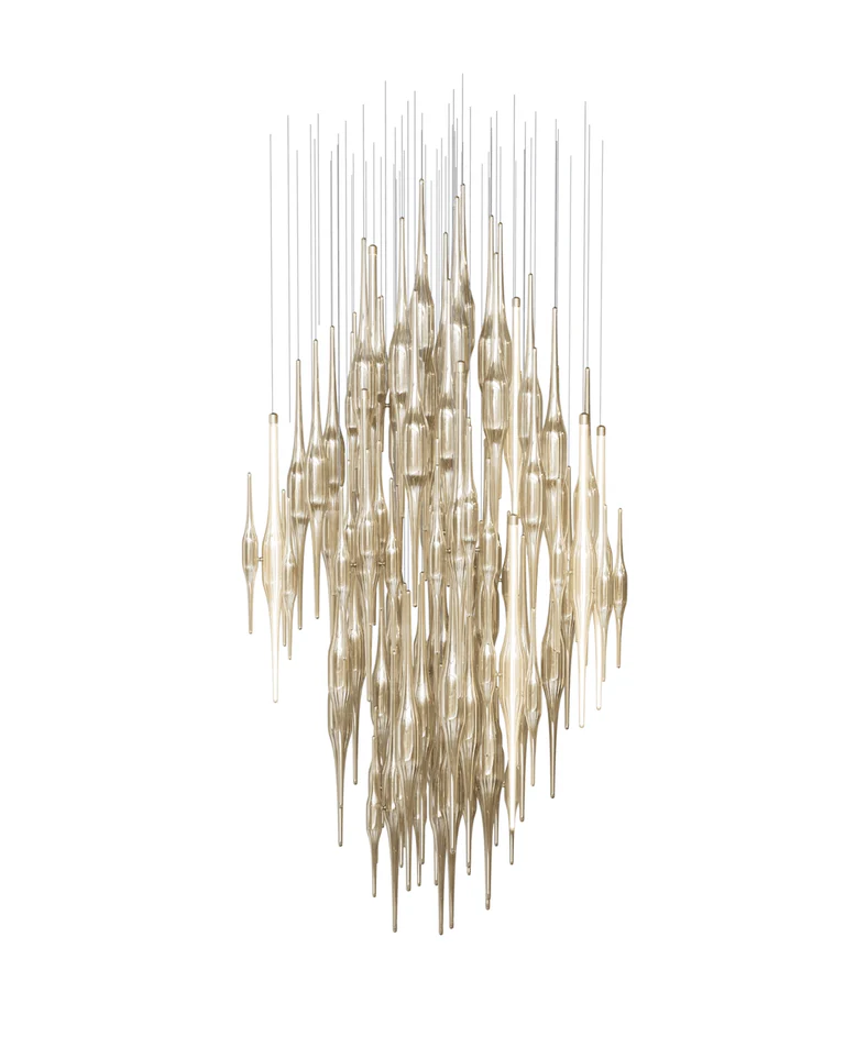 Vitara Meteor Shower Crystal Spiral Chandelier - Image 7