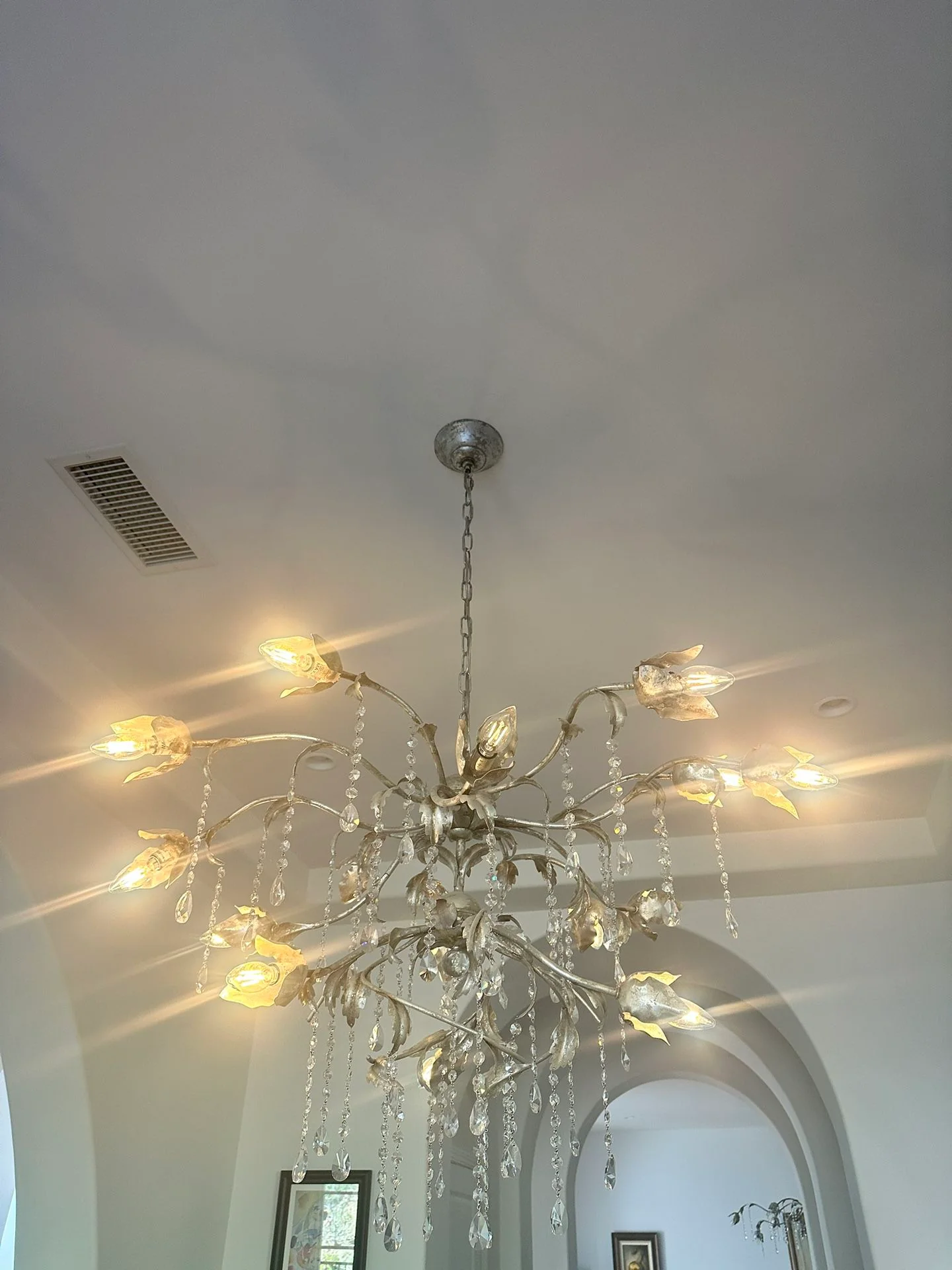 Viticcio Round Silver Chandelier - Image 3