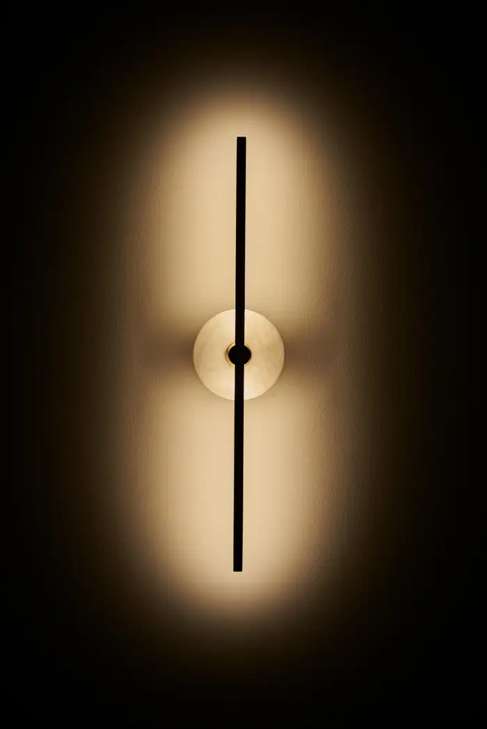 Wall Sconce With Alabaster - Image 2