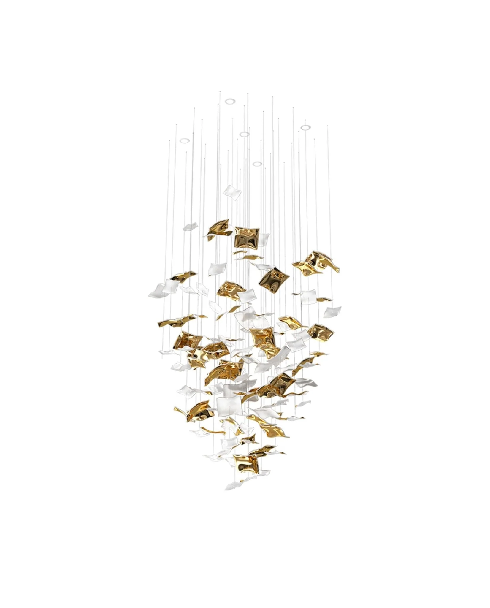 Galaxy Whispering Kerchiefs Meteor Shower Crystal Spiral Chandelier - Image 20