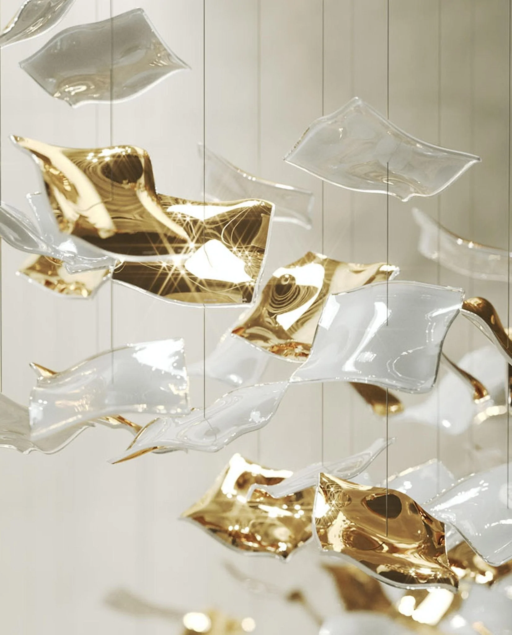Galaxy Whispering Kerchiefs Meteor Shower Crystal Spiral Chandelier - Image 4