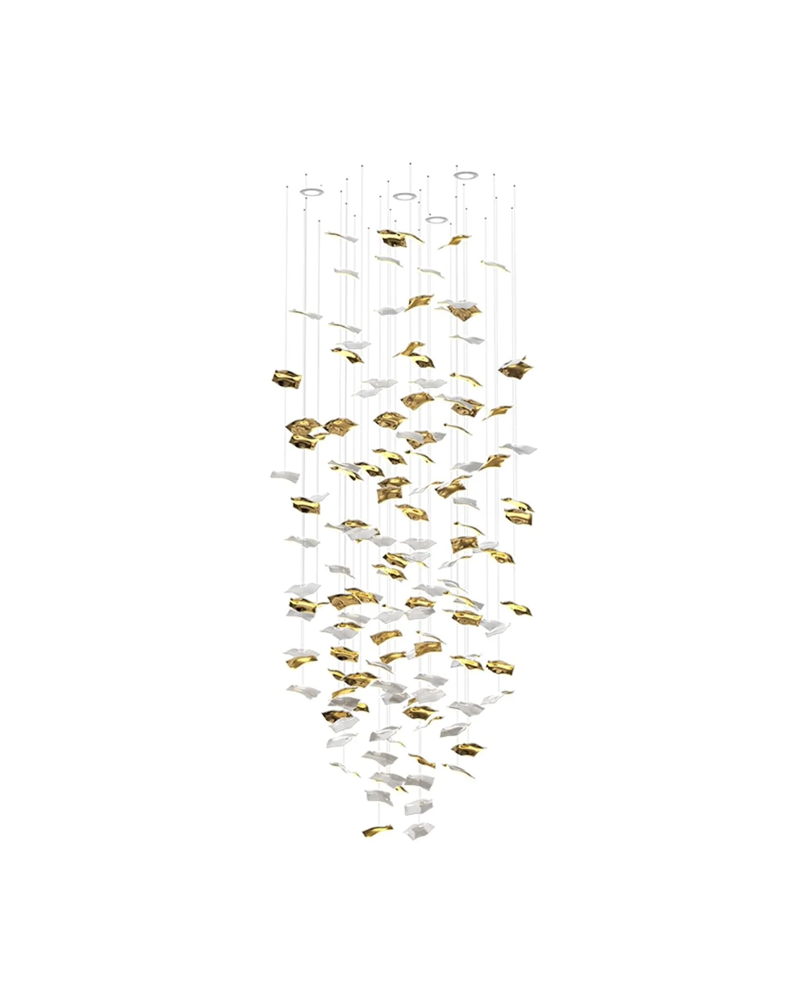 Galaxy Whispering Kerchiefs Meteor Shower Crystal Spiral Chandelier - Image 8