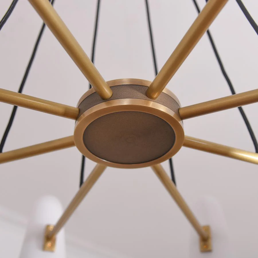 White Porcelain Round Chandelier 8-Lights - Image 8