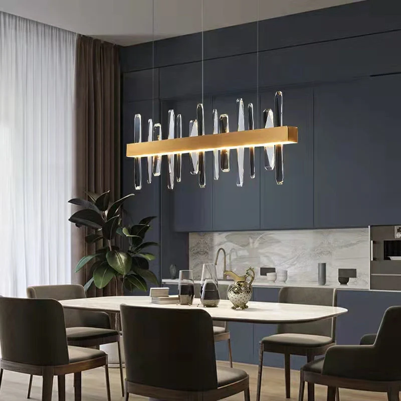 Crystal Chandelier For Dining Room Unique Style Crystal Pendant Light - Image 3