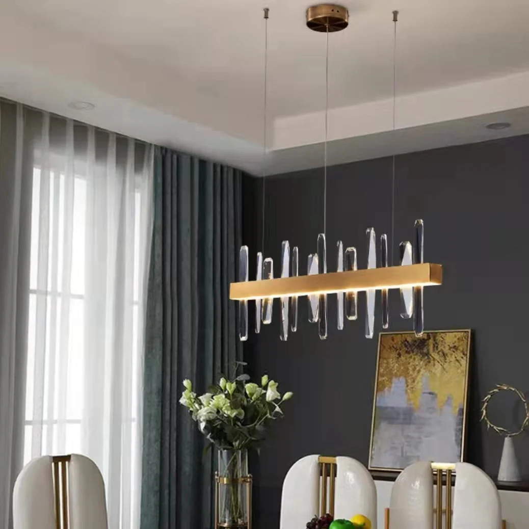 Crystal Chandelier For Dining Room Unique Style Crystal Pendant Light - Image 9