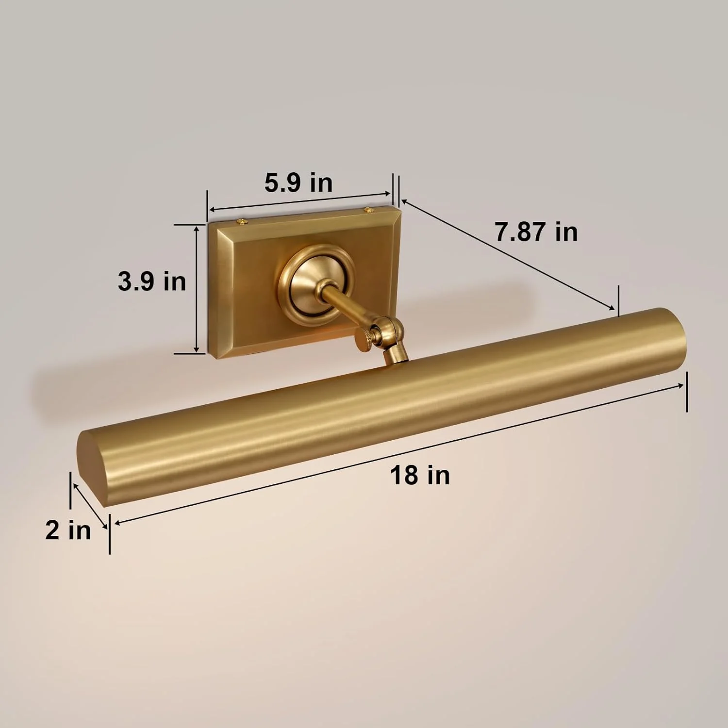 Merlin Brass Picture Light - Image 18